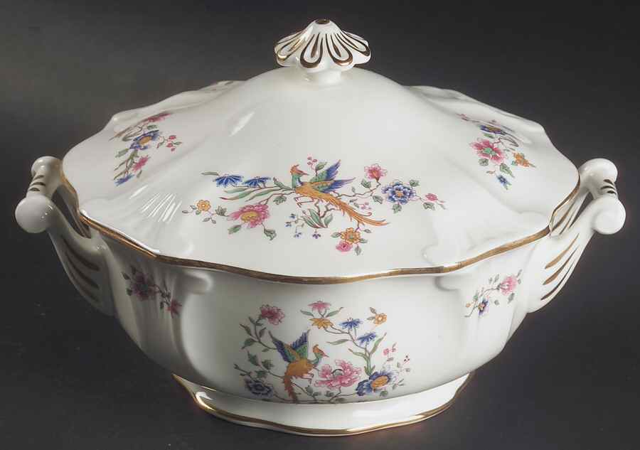 Bird of Paradise Rectangular Box with Lid by Hammersley-1