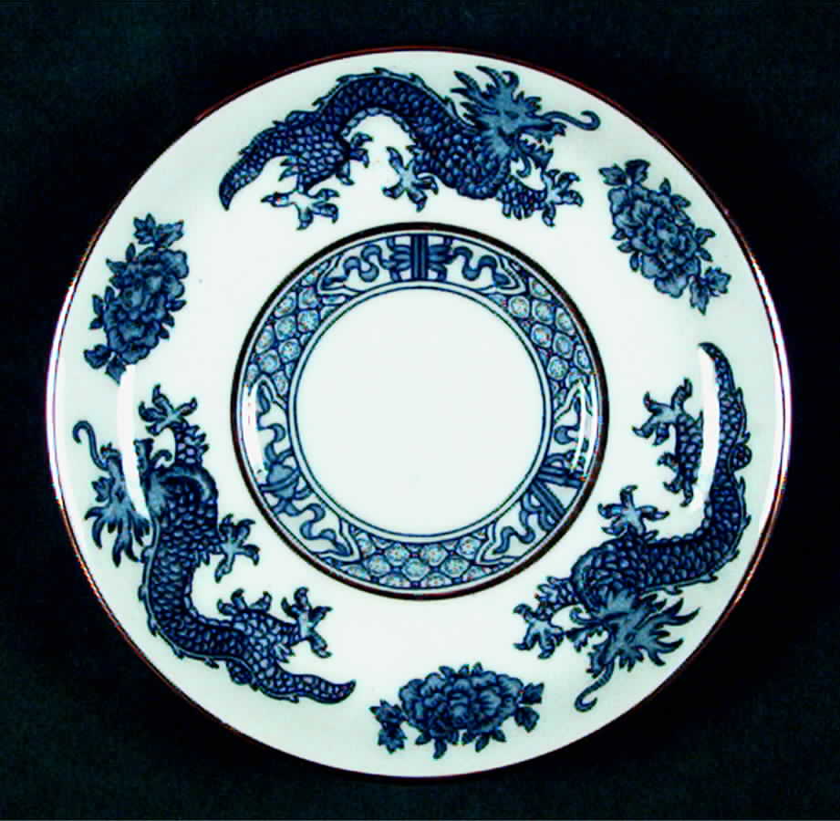Blue Dragon Saucer for Demitasse Cup by Hammersley-1