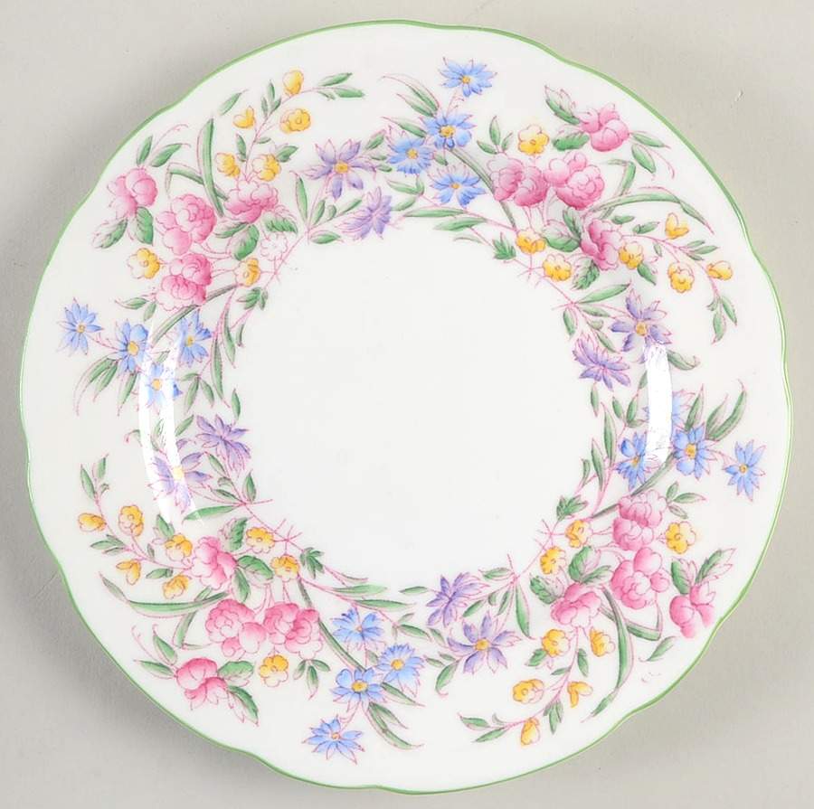 Bridal Rose Dessert/Pie Plate by Hammersley-1