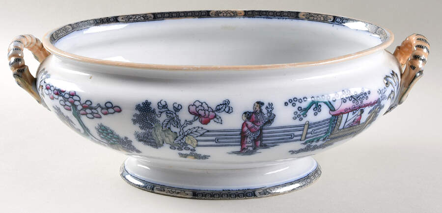 Chinese Oval Tureen No Lid by Hammersley-1