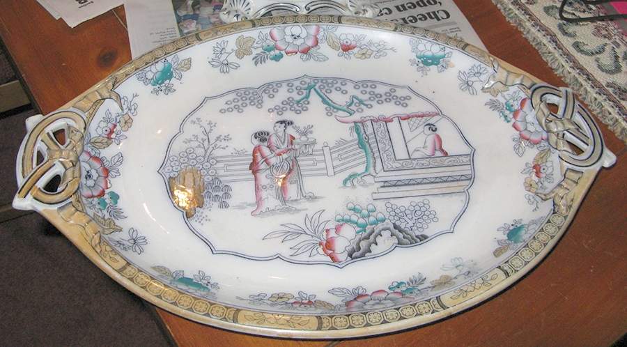 Chinese Underplate for Oval Tureen by Hammersley-1