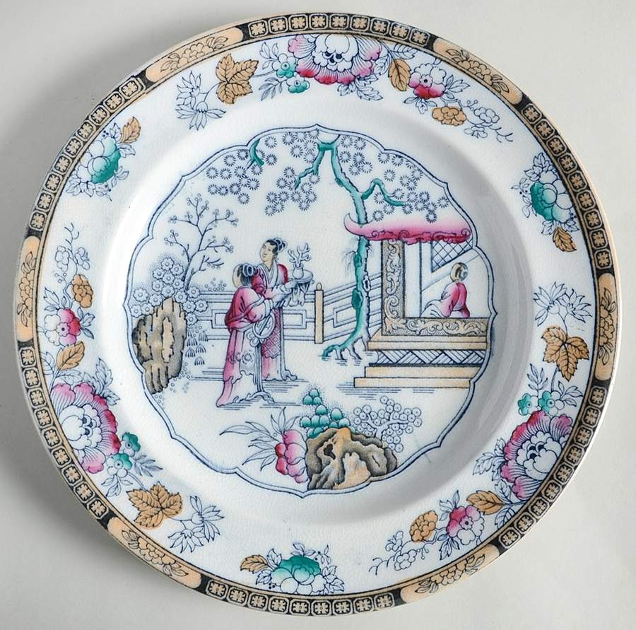 Chinese Luncheon Plate by Hammersley-1