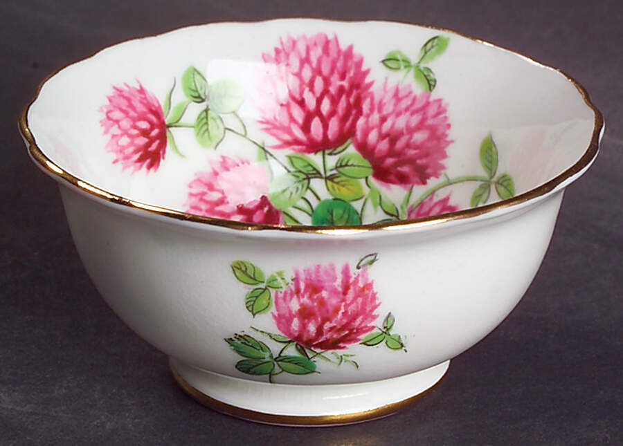 Clover Individual Open Sugar Bowl by Hammersley-1