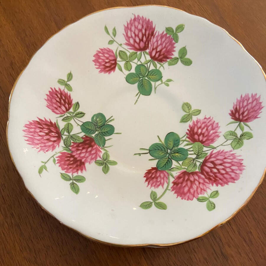 Clover Saucer for Oversized Cup by Hammersley-1