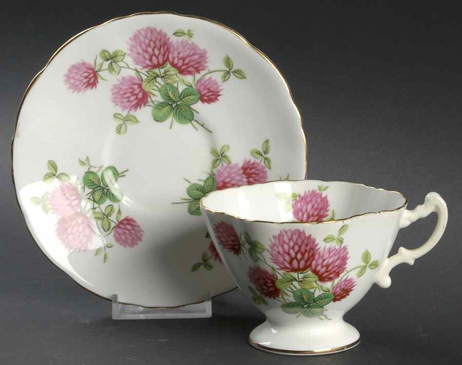 Clover Oversized Cup & Saucer Set by Hammersley-1