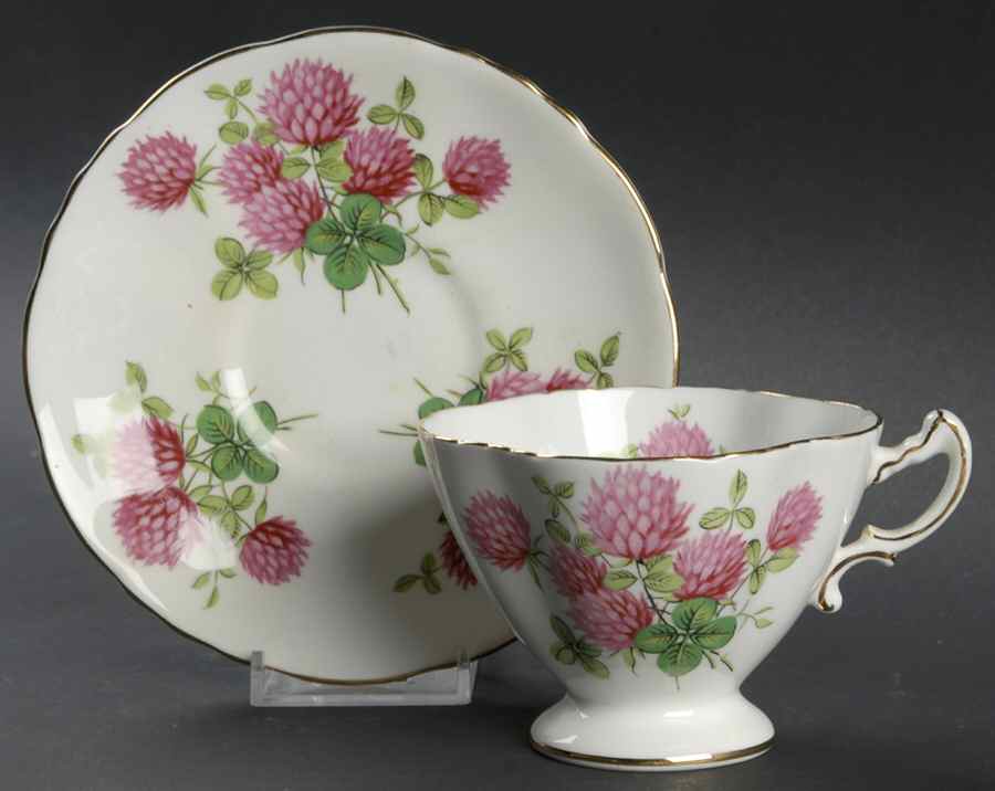 Clover Oversized Cup & Saucer Set by Hammersley-1