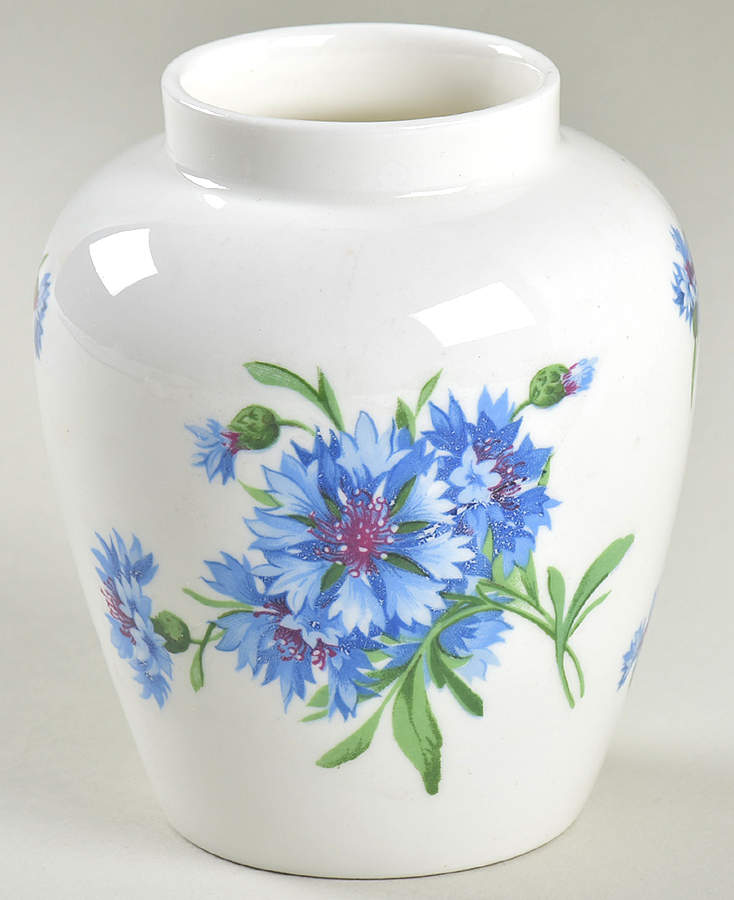 Cornflower Blue Small Ginger Jar No Lid by Hammersley-1