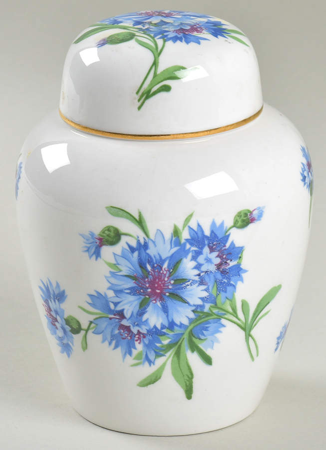 Cornflower Blue Small Ginger Jar & Lid by Hammersley-1