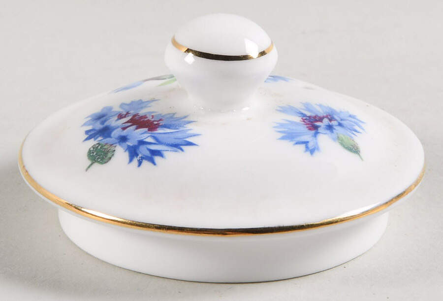 Cornflower Blue Lid for Mini Stacking Teapot by Hammersley-1