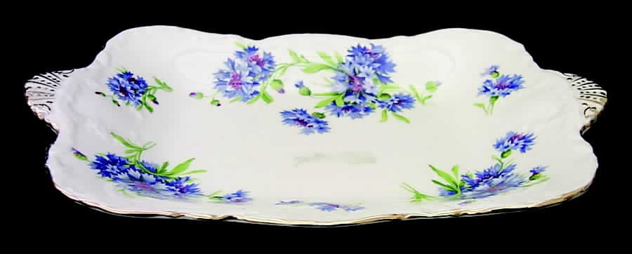 Cornflower Blue Sandwich Plate by Hammersley-1