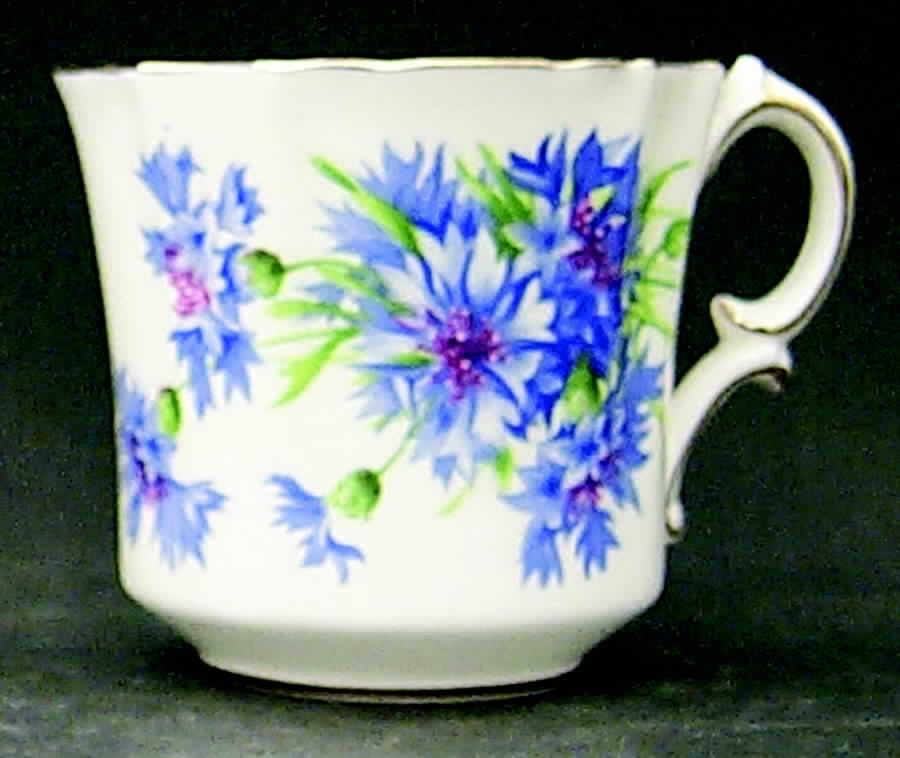 Cornflower Blue Flat Cup by Hammersley-1