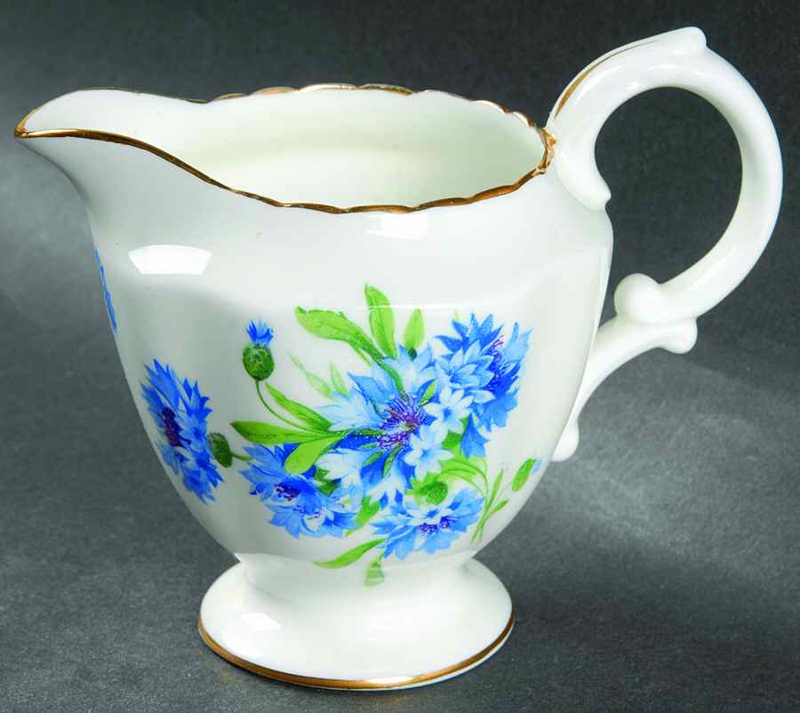 Cornflower Blue Mini Creamer by Hammersley-1