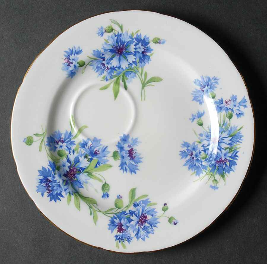 Cornflower Blue Snack Plate by Hammersley-1