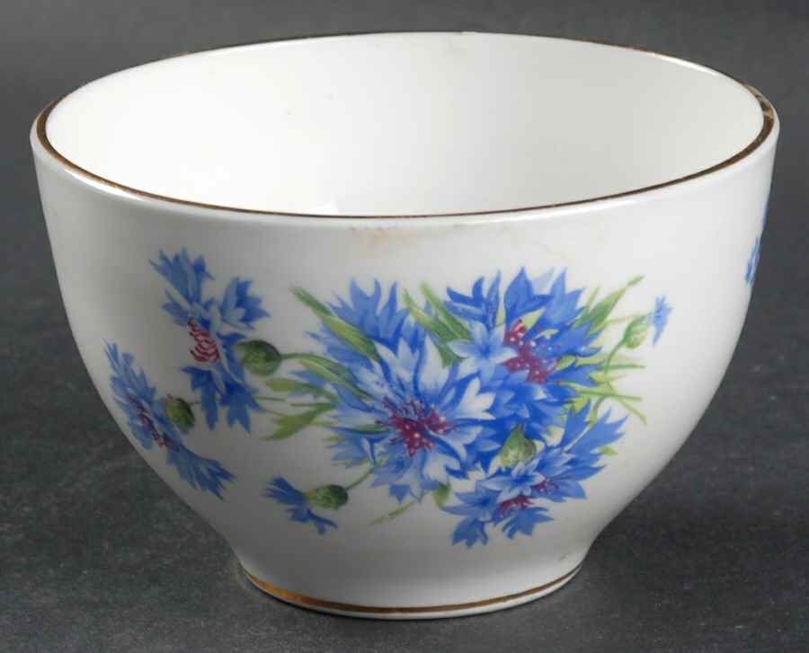 Cornflower Blue Open Sugar Bowl by Hammersley-1