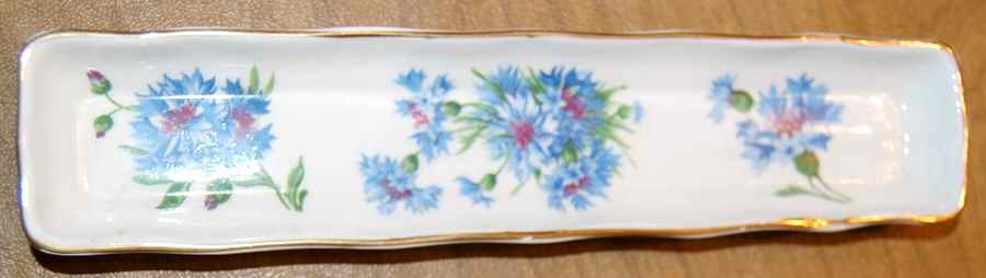 Cornflower Blue Mint Dish by Hammersley-1