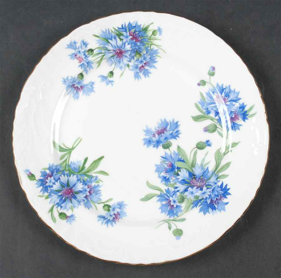 Cornflower Blue Salad Plate by Hammersley-1