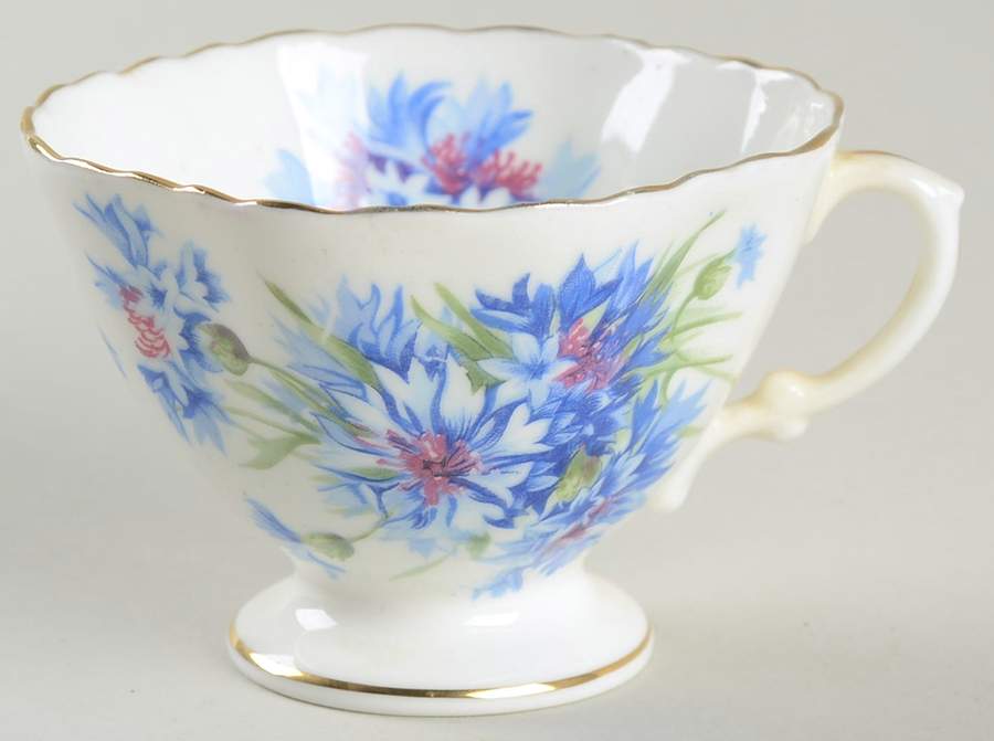 Cornflower Blue Footed Demitasse Cup by Hammersley-1