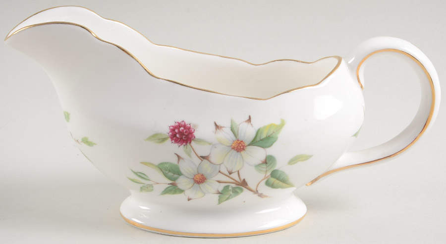 Dogwood Blossom Gravy Boat by Hammersley-1