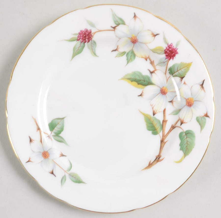 Dogwood Blossom Bread & Butter Plate by Hammersley-1