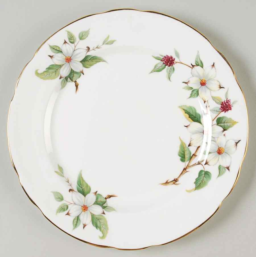 Dogwood Blossom Salad Plate by Hammersley-1