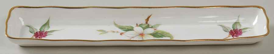Dogwood Blossom Mint Tray by Hammersley-1