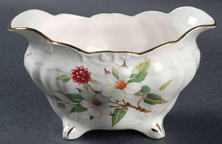 Dogwood Blossom Open Sugar Bowl by Hammersley-1