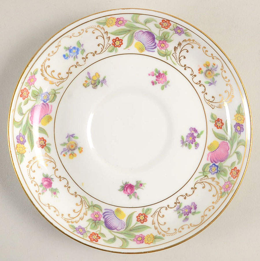 Dresden Sprays Saucer by Hammersley-1