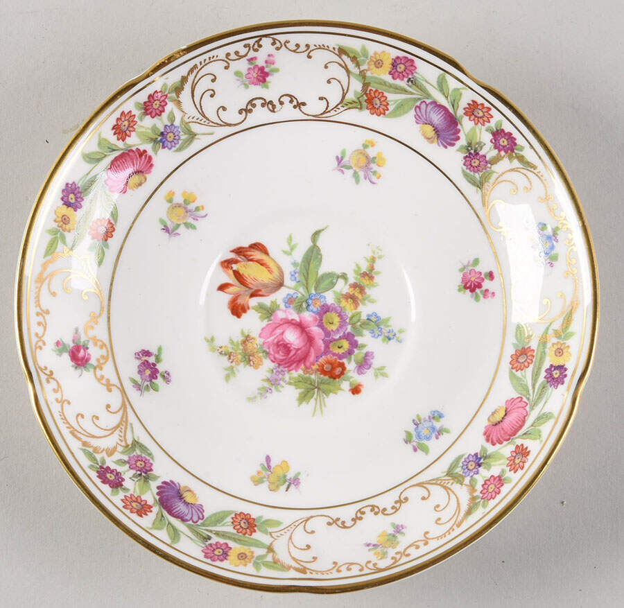 Dresden Sprays Saucer for Oversized Cup by Hammersley-1