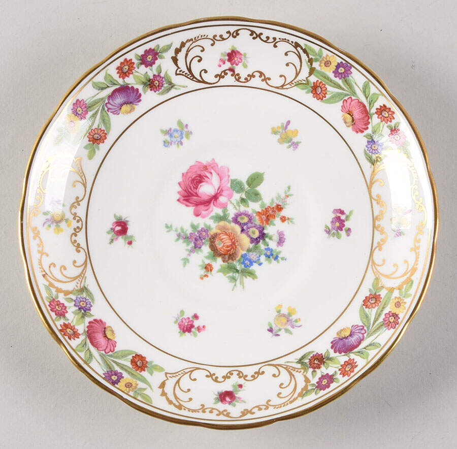 Dresden Sprays Saucer for Cream Soup Bowl by Hammersley-1