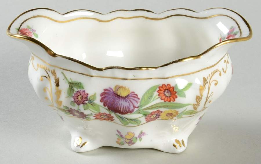 Dresden Sprays Mini Open Sugar Bowl by Crown Clarence-1