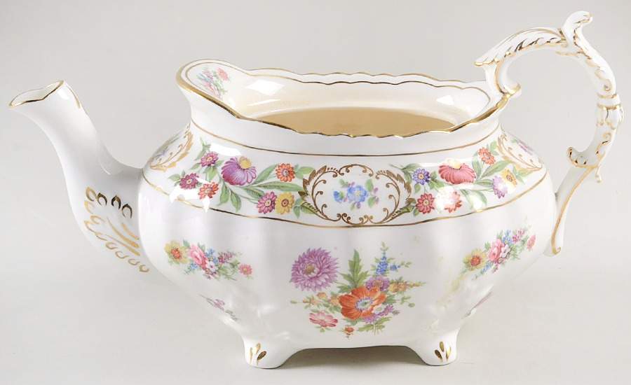Dresden Sprays Teapot No Lid by Hammersley-1