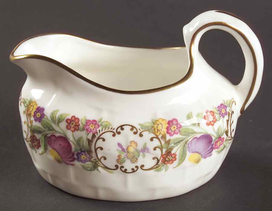 Dresden Sprays Strawberry Basket Creamer Only by Hammersley-1