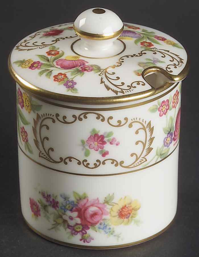 Dresden Sprays Jam/Jelly & Lid by Hammersley-1