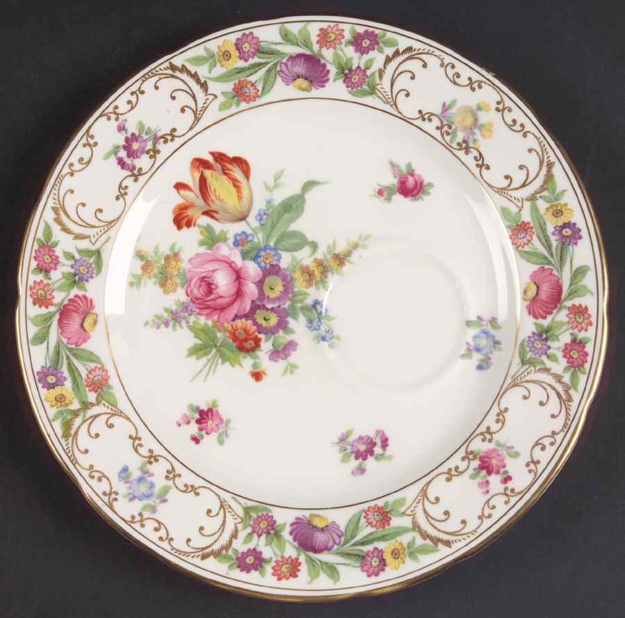 Dresden Sprays Snack Plate by Hammersley-1