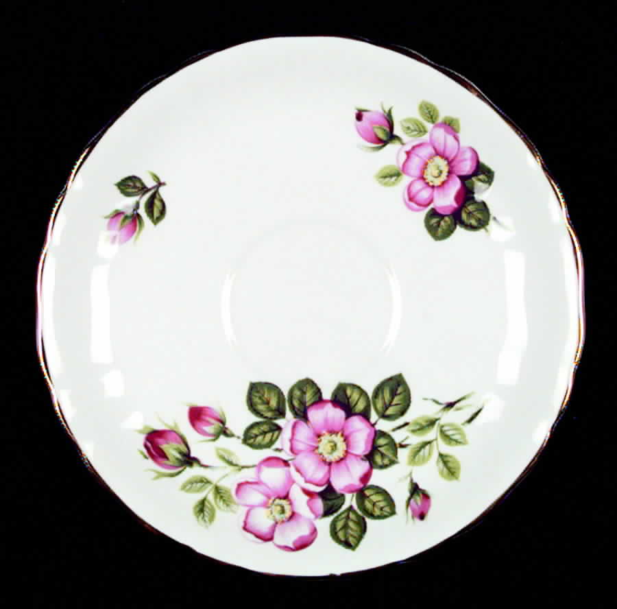 Flowers of Shakespeare's Day Saucer for Flat Cup by Hammersley-1