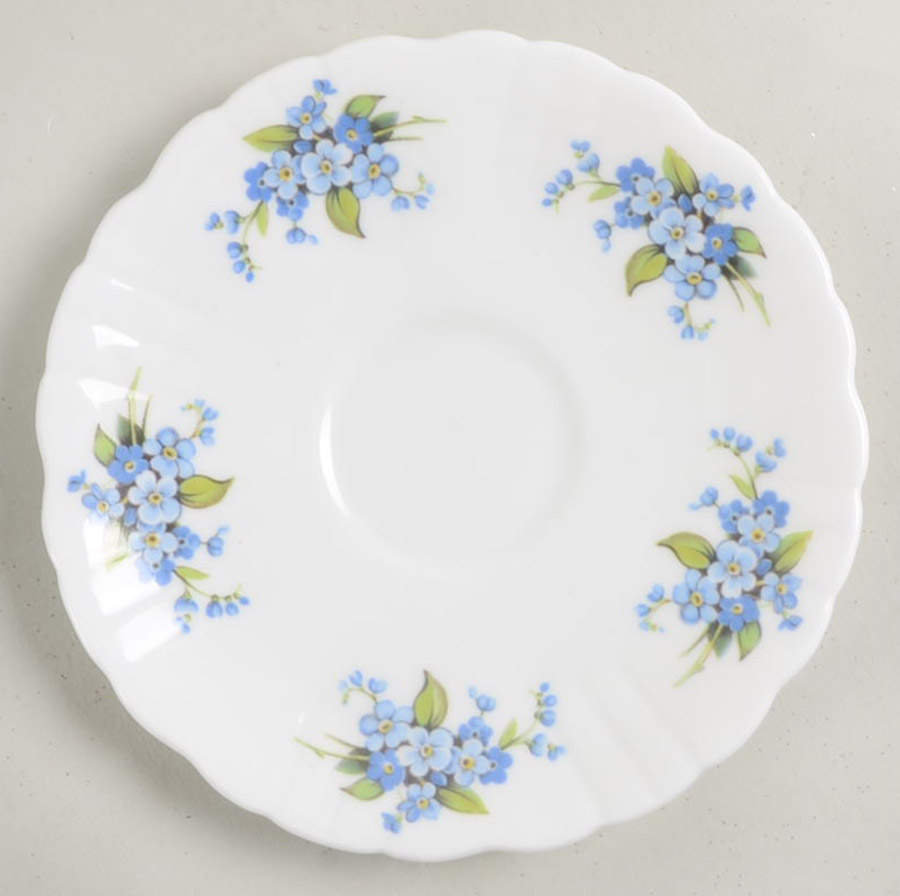 Forget Me Not Saucer for Demitasse Cup by Hammersley-1