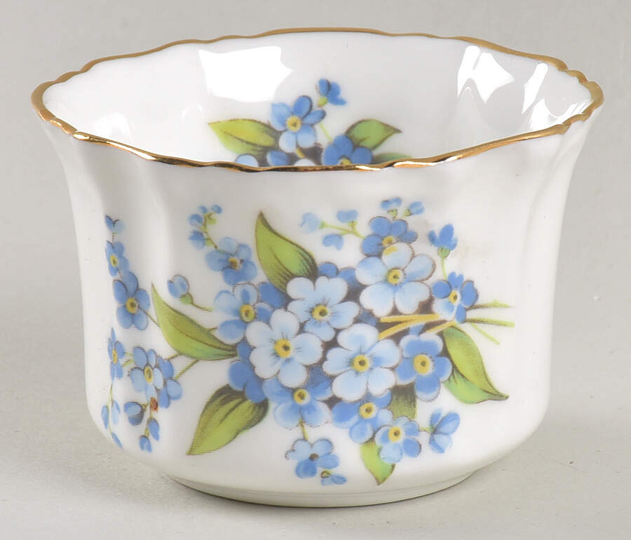 Forget Me Not Individual Open Sugar Bowl by Hammersley-1