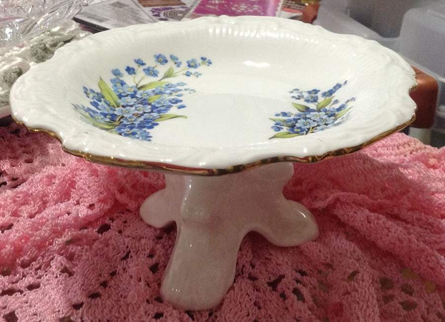 Forget Me Not Round Compote (Height X Width) by Hammersley-1
