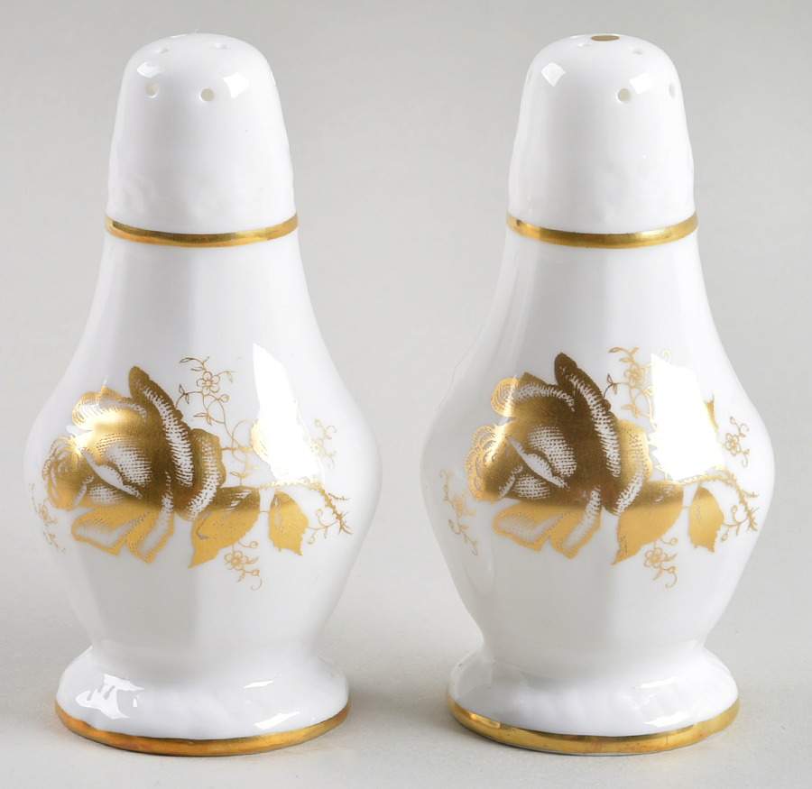 Golden Glory Salt & Pepper Set by Hammersley-1