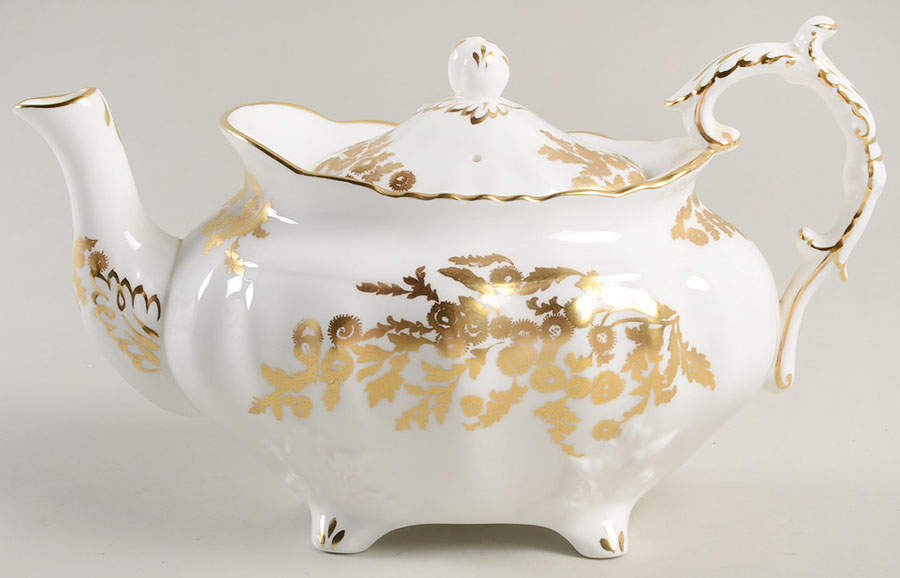 Golden Tansy Teapot & Lid by Hammersley-1