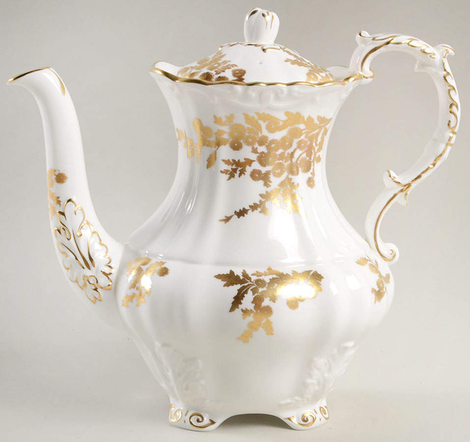 Golden Tansy Coffee Pot & Lid by Hammersley-1