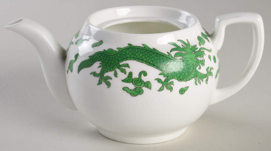 Green Dragon Mini Teapot No Lid by Hammersley-1