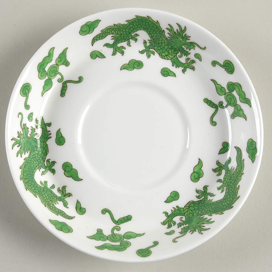 Green Dragon Saucer by Hammersley-1