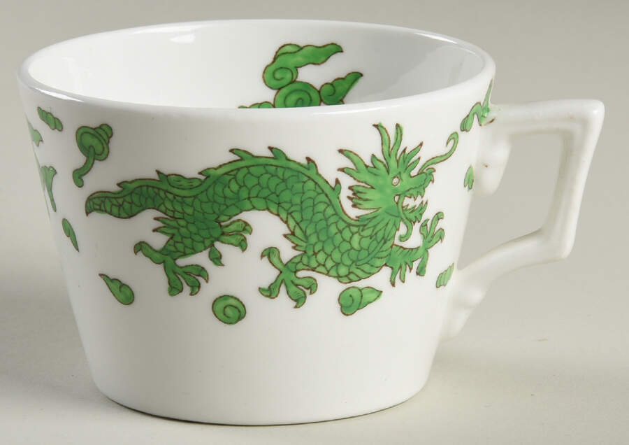Green Dragon Flat Cup by Hammersley-1