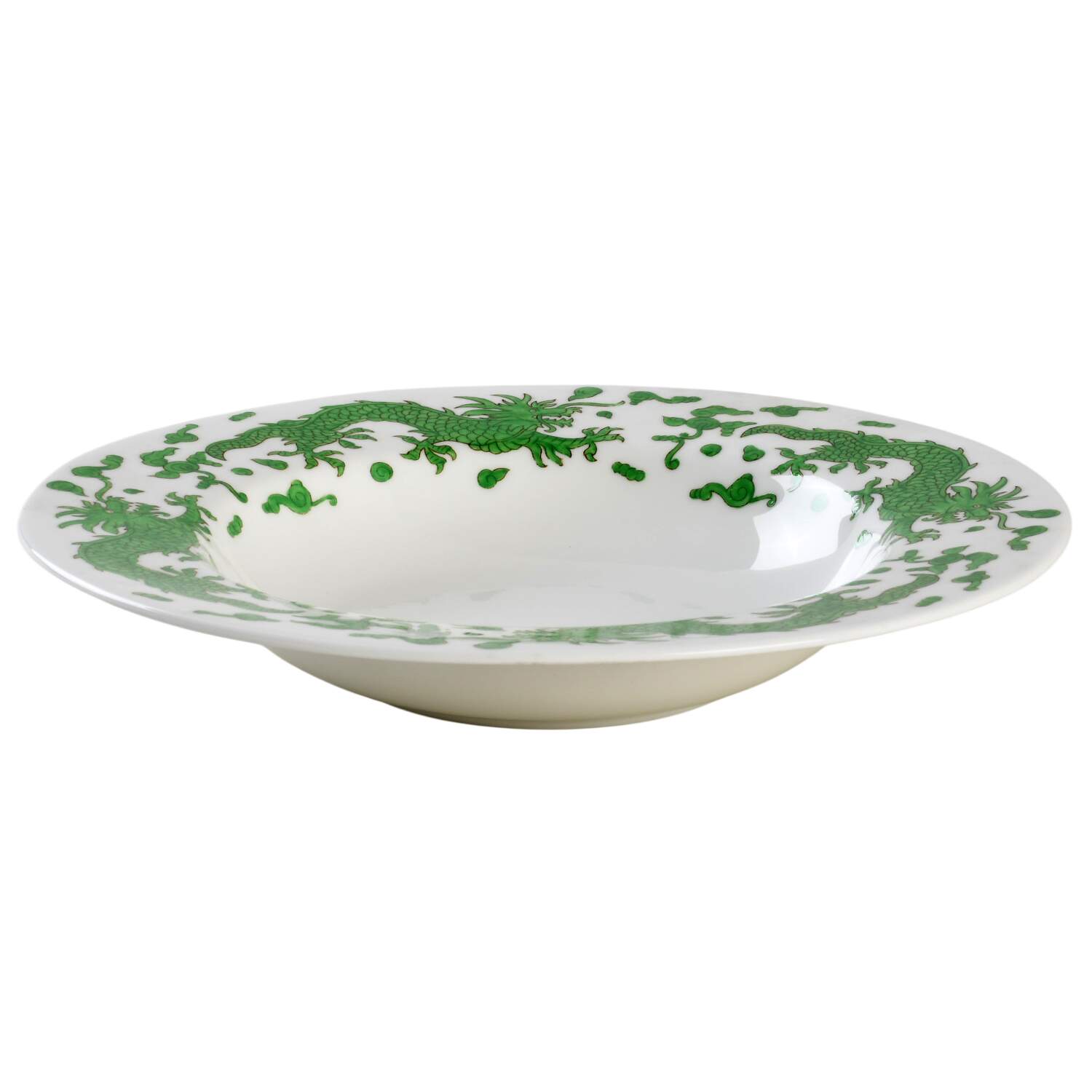 Green Dragon Rim Soup Bowl by Hammersley-1