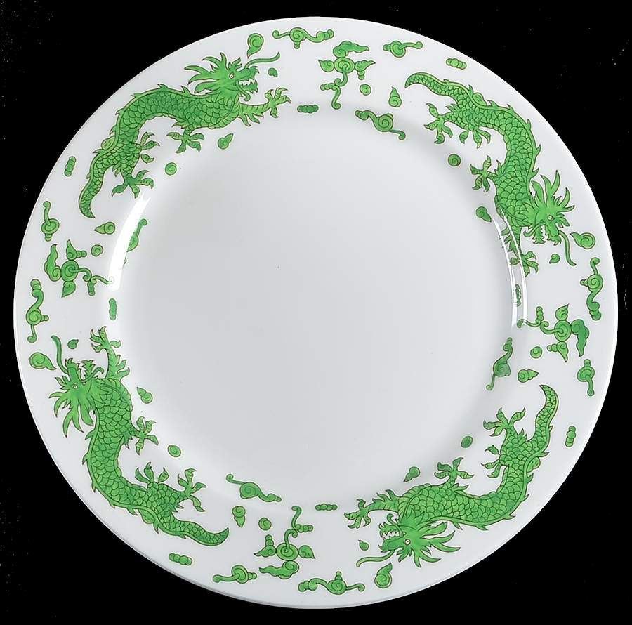 Green Dragon Luncheon Plate by Hammersley-1