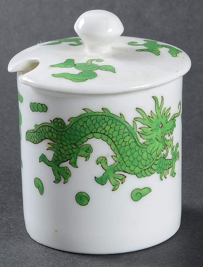 Green Dragon Jam/Jelly & Lid by Hammersley-1
