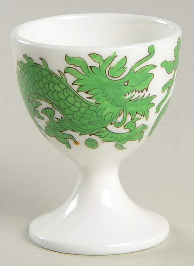 Green Dragon Single Egg Cup by Hammersley-1