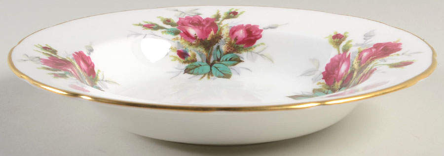 Grandmother's Rose Rim Soup Bowl by Hammersley-1