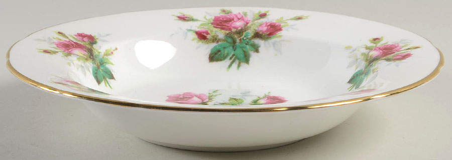 Grandmother's Rose Rim Soup Bowl by Hammersley-1